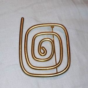 Swirl Brooch